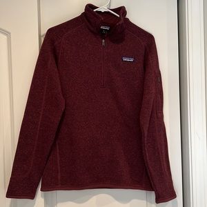 Like New Patagonia Better Sweater Quarter Zip Fleece